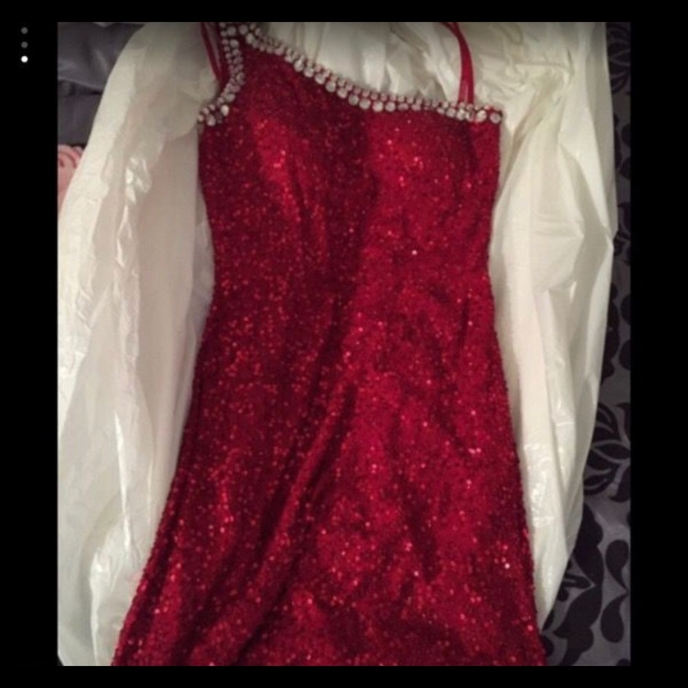 Scala Red sequin dress